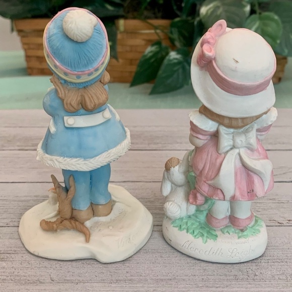 JoAnne Wanat Sweet Dreams Figurines Meredith Leigh & Victoria Martha Vintage 80s - Picture 3 of 14